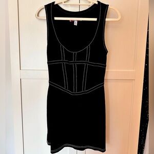 URBAN OUTFITTERS Corset Style Black Mini Dress! Size M